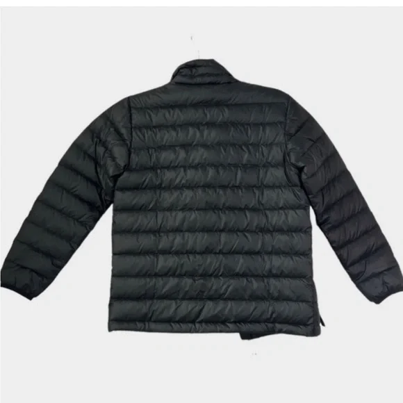Patagonia Kids' Recycled Down Sweater Puffer Coat Jacket Black Size M 10 - Picture 3 of 5